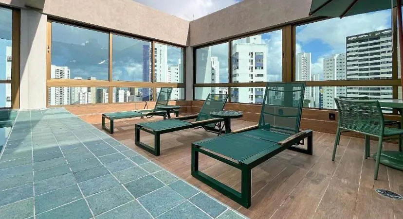 公寓 Flat Em Boa Viagem Apto 703 - Rooftop 470 累西腓 巴西